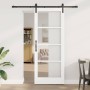 Csúszó ajtó orkdal fehér és fekete 83 x 211 cm