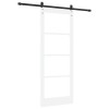 Csúszó ajtó orkdal fehér és fekete 83 x 211 cm