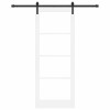 Csúszó ajtó orkdal fehér és fekete 83 x 211 cm