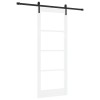 Csúszó ajtó orkdal fehér és fekete 83 x 211 cm