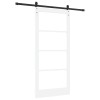 Csúszó ajtó orkdal fehér és fekete 93 x 202 cm