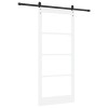 Csúszó ajtó orkdal fehér és fekete 93 x 211 cm