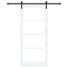 Csúszó ajtó orkdal fehér és fekete 93 x 211 cm