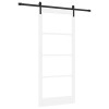 Csúszó ajtó orkdal fehér és fekete 93 x 211 cm