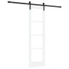 Csúszó ajtó orkdal fehér és fekete 61 x 198,5 cm