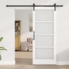 Csúszó ajtó orkdal fehér és fekete 83 x 202 cm
