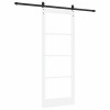 Csúszó ajtó orkdal fehér és fekete 83 x 211 cm
