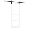 Csúszó ajtó orkdal fehér és fekete 83 x 211 cm