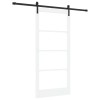 Csúszó ajtó orkdal fehér és fekete 93 x 202 cm