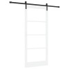 Csúszó ajtó orkdal fehér és fekete 93 x 211 cm