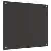Konyhai hátfal sötétszürke 70 x 60 cm edzett üveg