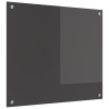 Konyhai hátfal sötétszürke 70 x 60 cm edzett üveg