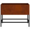 Magas kerti cserép rozsdás 60 x 26 x 45 cm időjárásálló acél