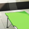 Összecsukható kemping ágy 2 pcs zöld 194 x 62,5 x 42,5 cm
