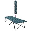 Összecsukható kemping ágy erdő 206 x 76 x 74 cm oxford és acél