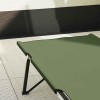 Összecsukható kemping ágy 2 pcs zöld 206 x 76 x 74 cm