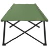 Összecsukható kemping ágy 2 pcs zöld 206 x 76 x 74 cm