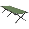 Összecsukható kemping ágy zöld 193 x 69 x 45 cm oxford szövet