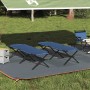 Összecsukható kemping ágy 2 pcs kék 193 x 69 x 45 cm
