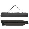 Összecsukható kemping ágy 2 pcs fekete 210 x 80 x 46 cm