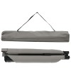 Összecsukható kemping ágy 2 pcs szürke 210 x 80 x 46 cm