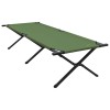 Összecsukható kemping ágy 2 pcs zöld 210 x 80 x 46 cm