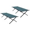 Összecsukható kemping ágy levél 2 pcs erdő 210 x 80 x 46 cm
