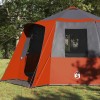 Cabin tent 12-person szürke és narancs 405 x 405 x 273 cm