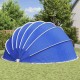 Medence kupola kék 592 x 590 x 275 cm