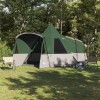 Teepee sátor 8 fős tetővel tárolóval zöld 720 x 465 x 295 cm