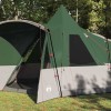 Teepee sátor 8 fős tetővel tárolóval zöld 720 x 465 x 295 cm