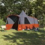 Teepee sátor 8 fős tetővel szürke és narancs 720 x 465 x 295 cm