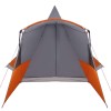 Teepee sátor 8 fős tetővel szürke és narancs 720 x 465 x 295 cm