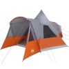 Teepee sátor 8 fős tetővel szürke és narancs 720 x 465 x 295 cm