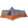 Teepee sátor 8 fős tetővel szürke és narancs 720 x 465 x 295 cm