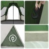 Teepee sátor 5 fő számára tetővel zöld 545 x 450 x 295 cm