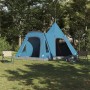 Teepee sátor 5 fő számára tetővel kék 545 x 450 x 295 cm