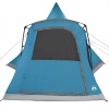 Teepee sátor 5 fő számára tetővel kék 545 x 450 x 295 cm