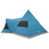 Teepee sátor 5 fő számára tetővel kék 545 x 450 x 295 cm