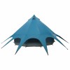 Teepee sátor 5 fő számára kék és szürke 415 x 415 x 247 cm