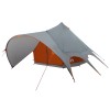 Teepee sátor 5 fő számára szürke és narancs 415 x 415 x 247 cm