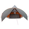 Teepee sátor 7 személyes szürke és narancs 600 x 600 x 347 cm
