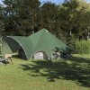 Teepee sátor 9 fős tetővel zöld és szürke 502 x 502 x 297 cm