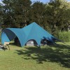Teepee sátor 9 fős tetővel kék és szürke 502 x 502 x 297 cm