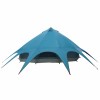 Teepee sátor 9 fős tetővel kék és szürke 502 x 502 x 297 cm