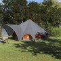 Teepee sátor 9 fős tetővel szürke és narancs 502 x 502 x 297 cm