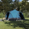Dóm sátor 4 személyes tetővel tárolóval kék 505 x 450 x 248 cm
