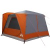 Cabin tent 7-person szürke és narancs 400 x 350 x 212 cm