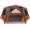 Cabin tent 7-person szürke és narancs 400 x 350 x 212 cm