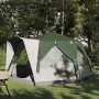 Cabin tent 5-person tetővel zöld és fehér 333 x 317 x 194 cm